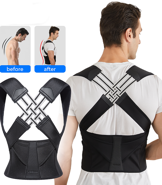 Adjustable Size Back Posture Corrector Belt For Men And Women