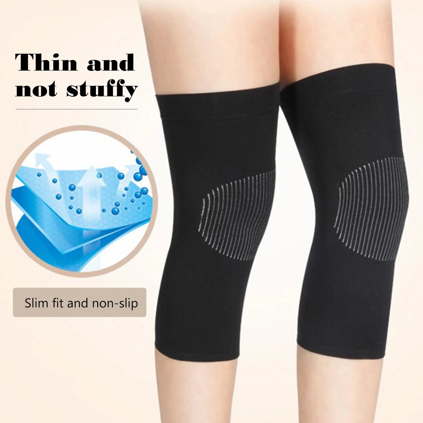 1 Pair Soft Knee Protector Pads Knee Warmer