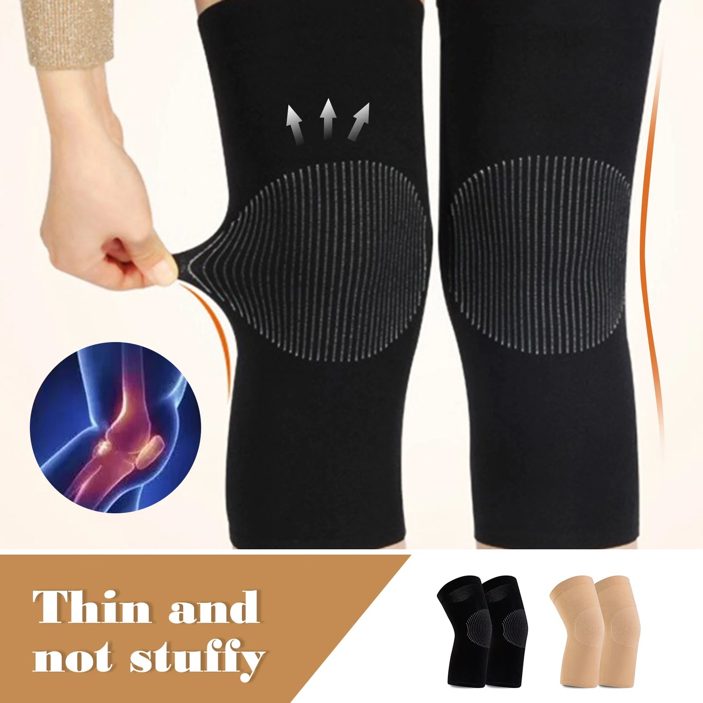 1 Pair Soft Knee Protector Pads Knee Warmer