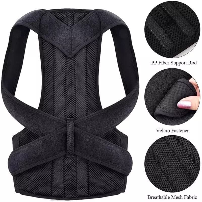 Adjustable Size Back Posture Corrector Belt For Men And Women